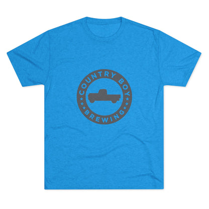 Country Boy Beer Logo Unisex Tri-Blend Crew Tee