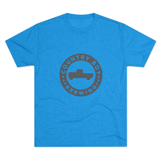 Country Boy Beer Logo Unisex Tri-Blend Crew Tee