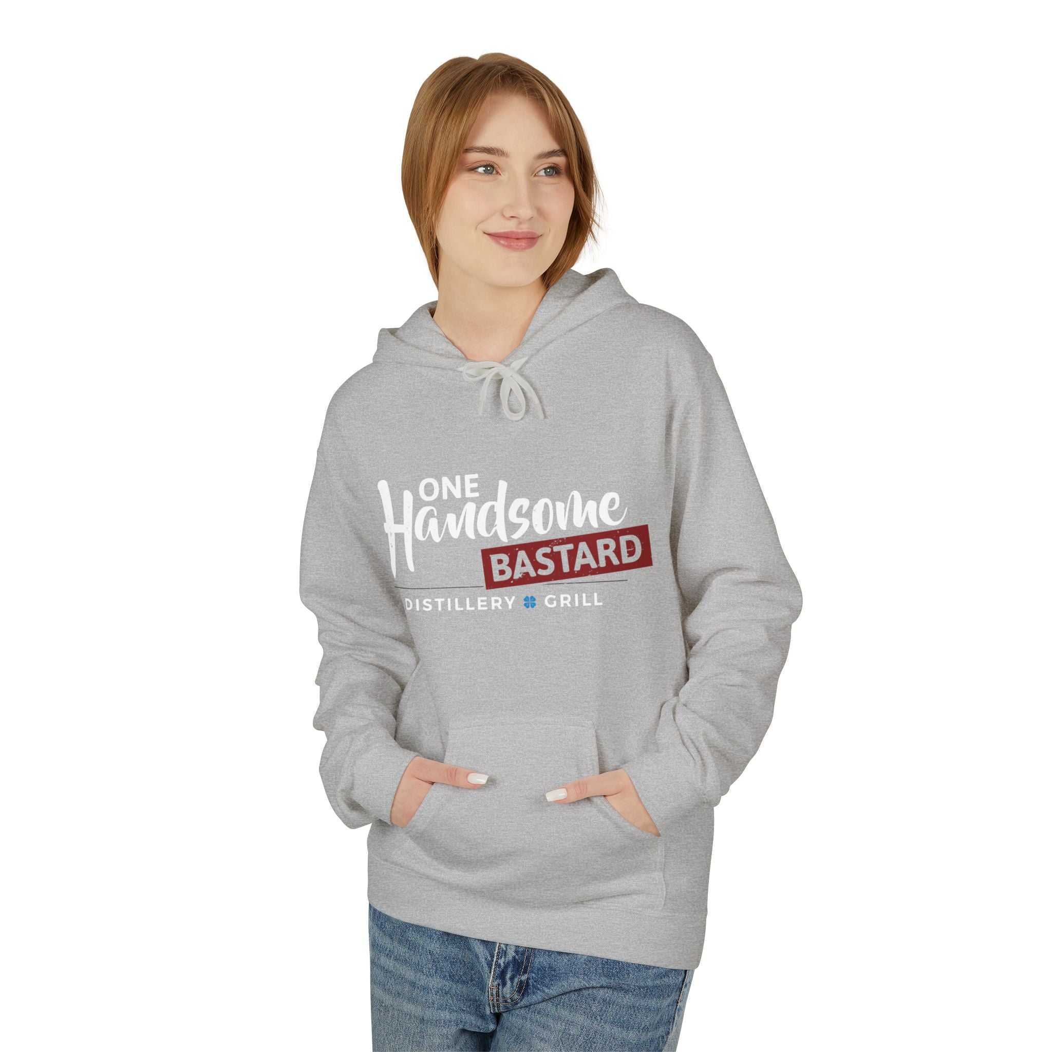 One Handsome Bastard Unisex Midweight Softstyle Fleece Hoodie-13