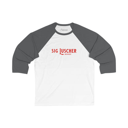 Sig Luscher Unisex 3\4 Sleeve Baseball Tee