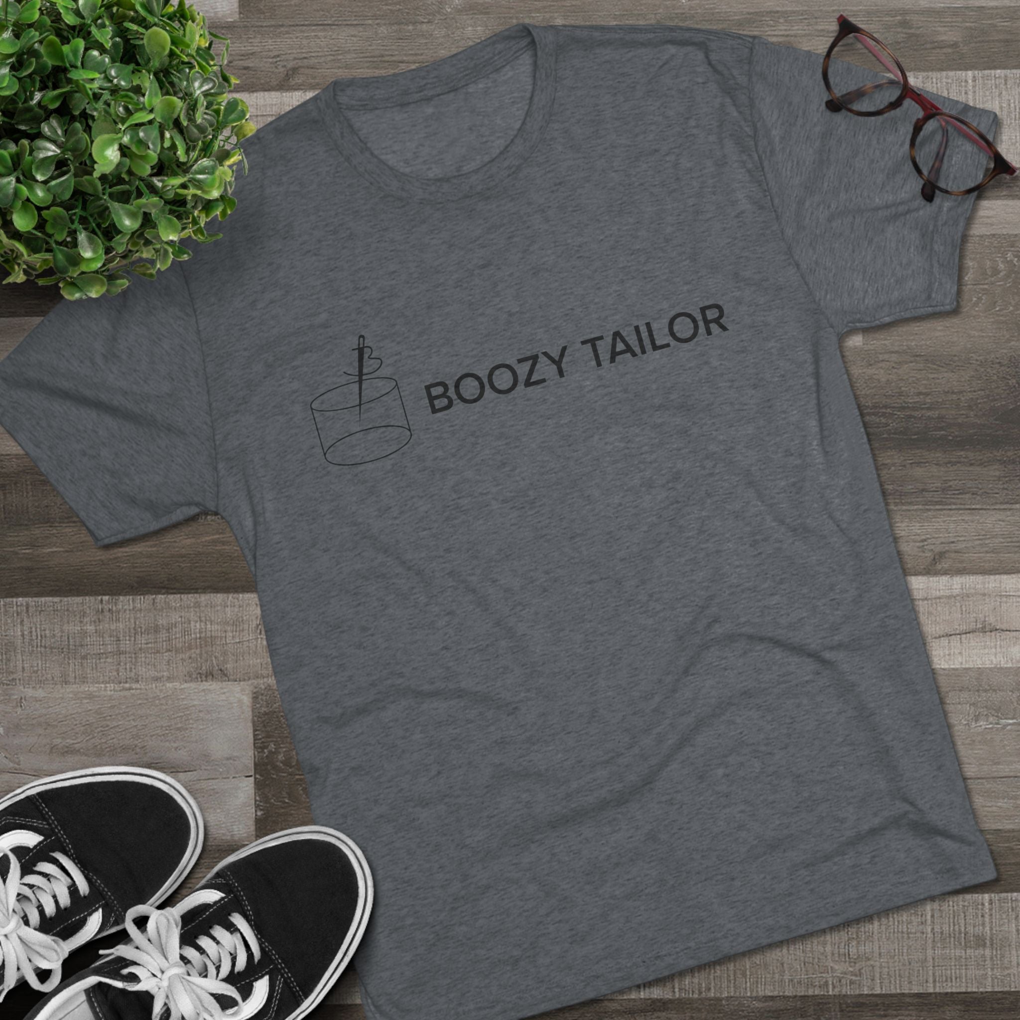 Boozy Tailor Unisex Tri-Blend Crew Tee-9