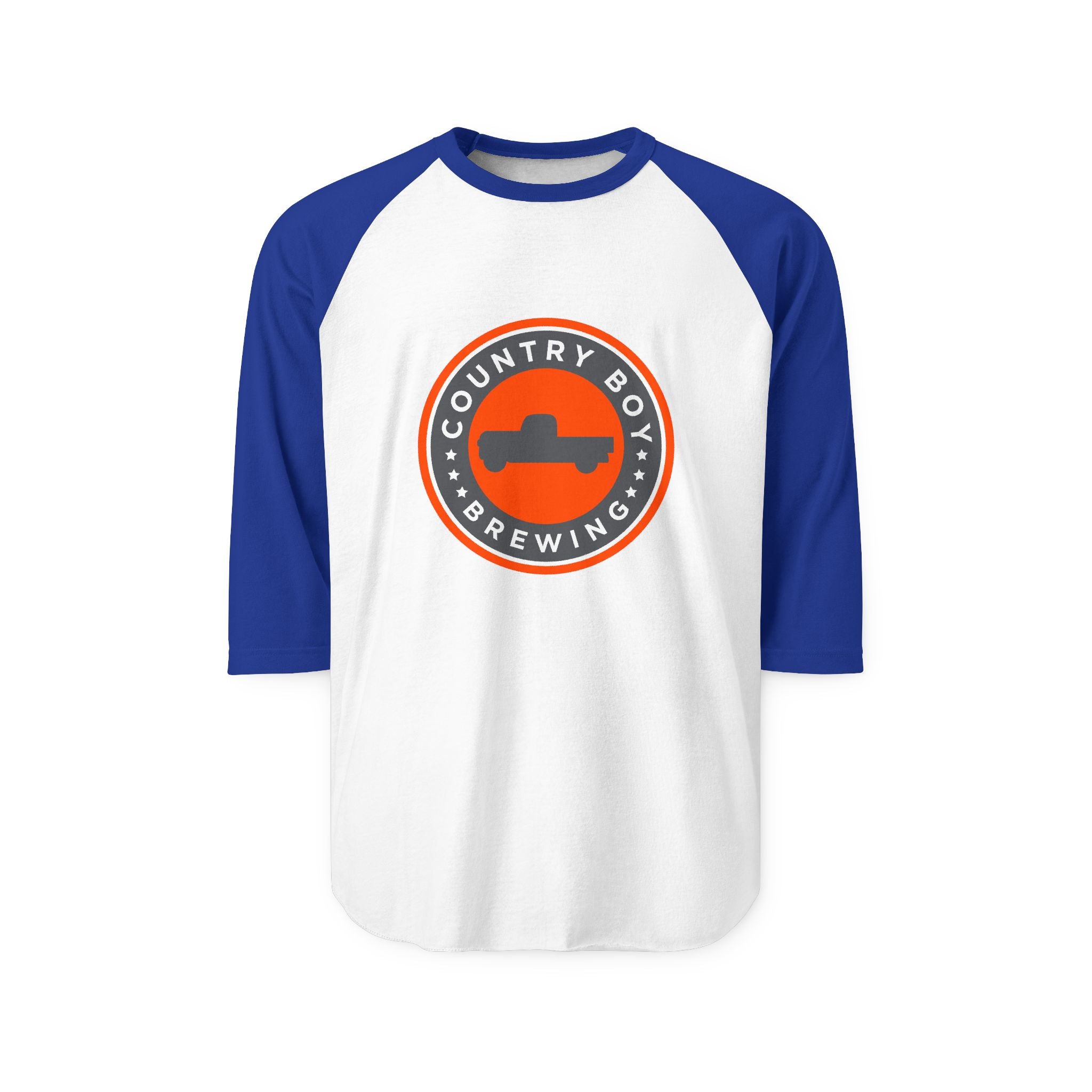 Country Boy Brewing Unisex Three-Quarter Sleeve Raglan Shirt-7