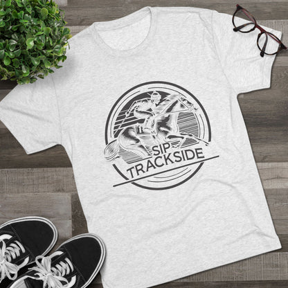 Trackside Distilling Sip Trackside Unisex Tri-Blend Crew Tee