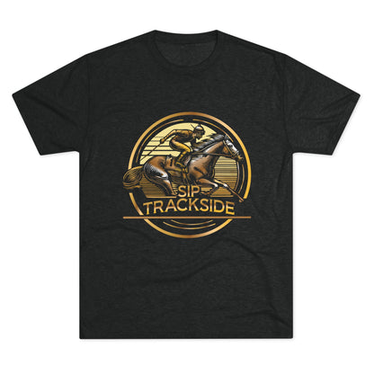 Trackside Distilling Sip Trackside Unisex Tri-Blend Crew Tee
