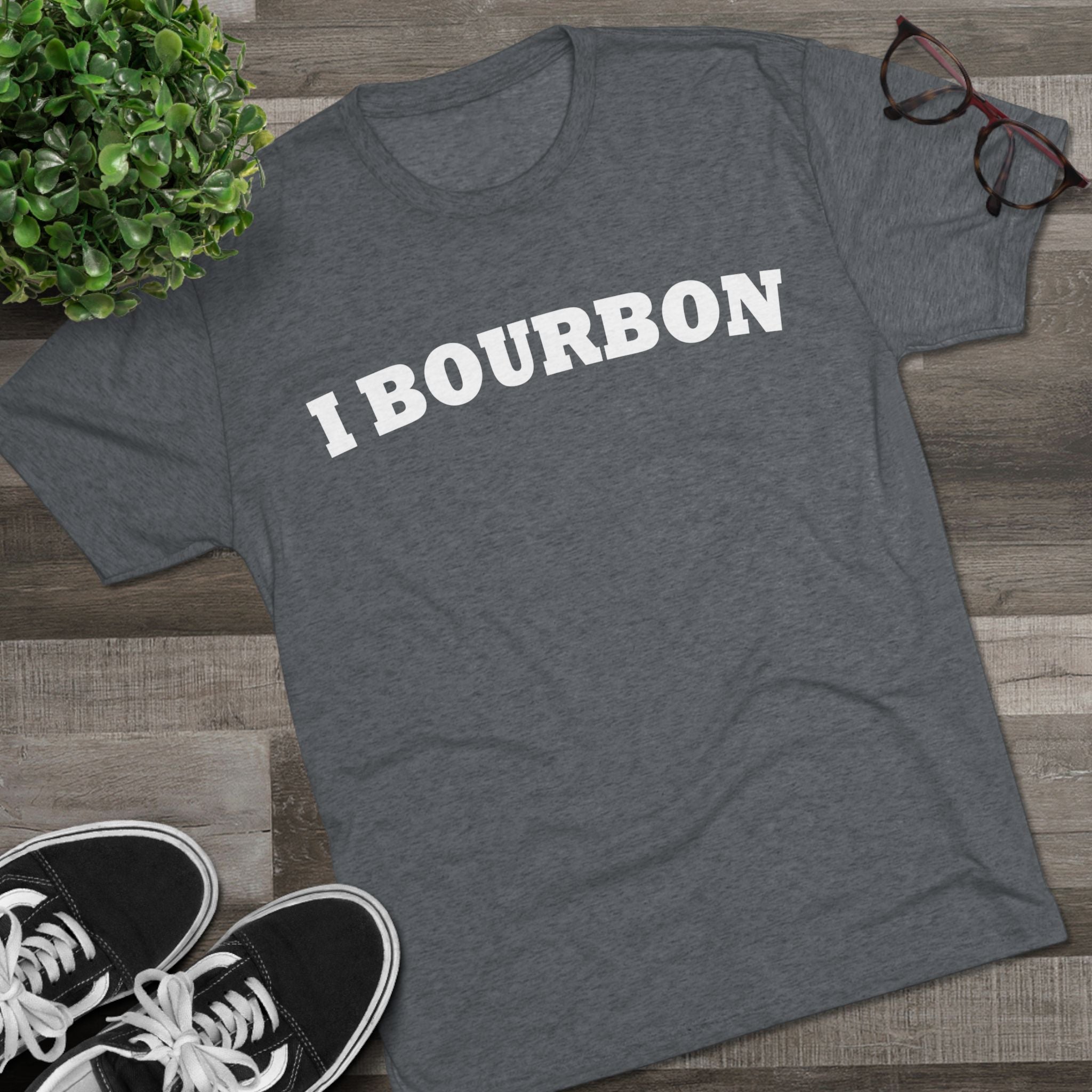 I Bourbon Unisex Tri-Blend Crew Tee-30