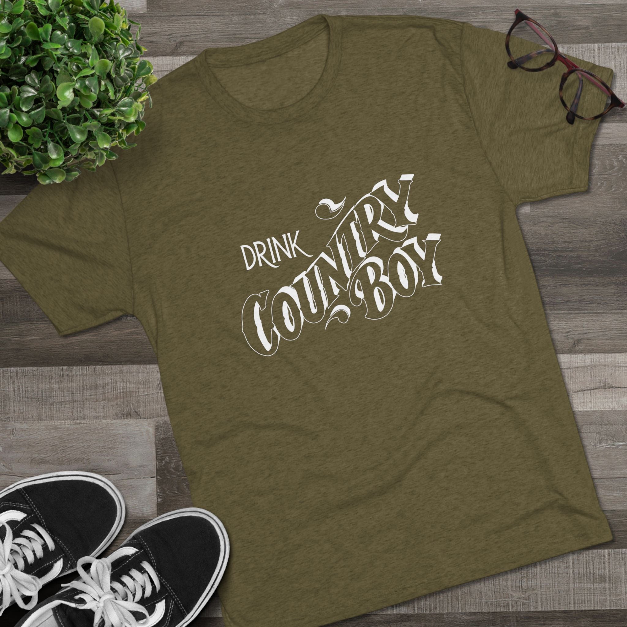 Country Boy Unisex Tri-Blend Crew Tee-14