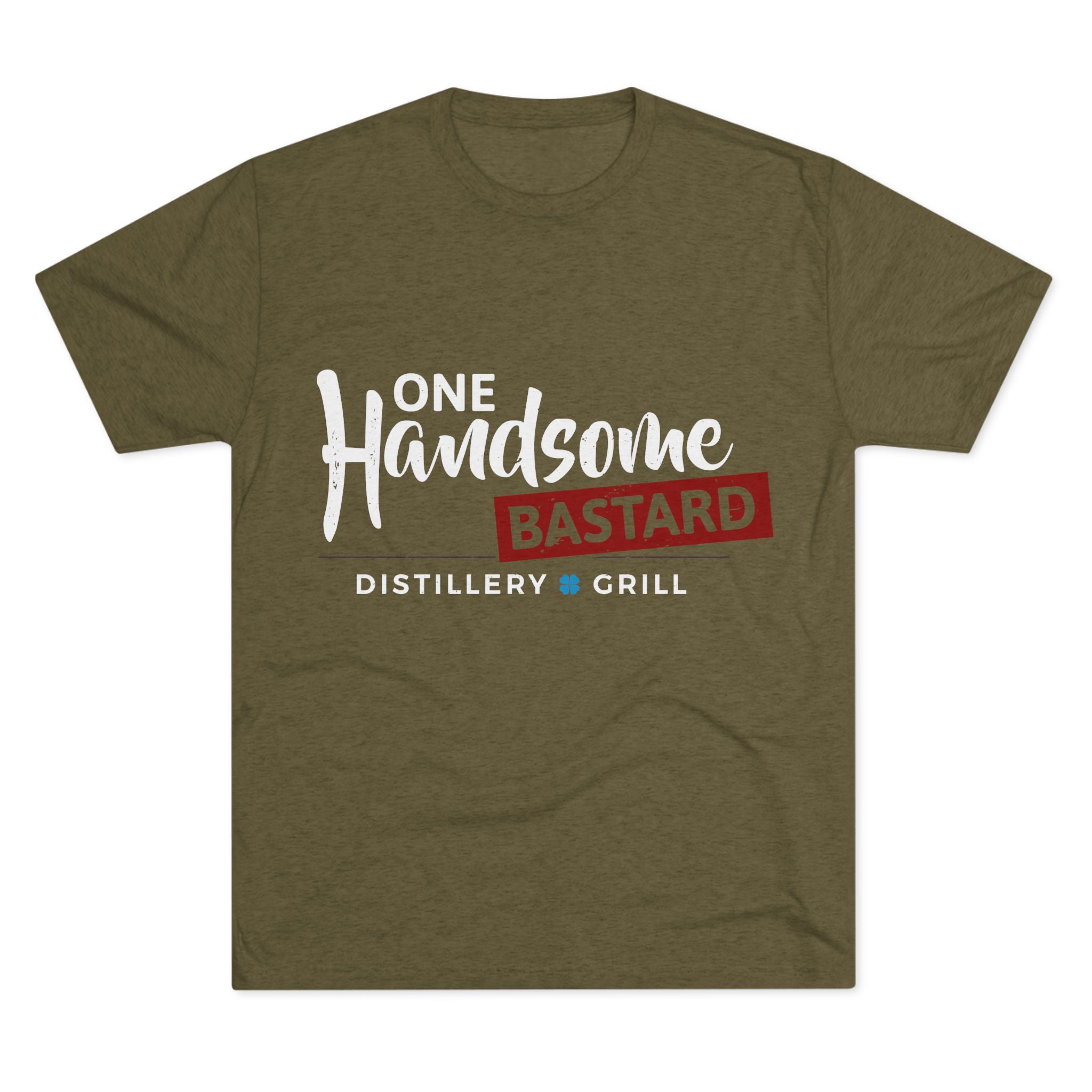 One Handsome Bastard Distillery Unisex Tri-Blend Crew Tee-5