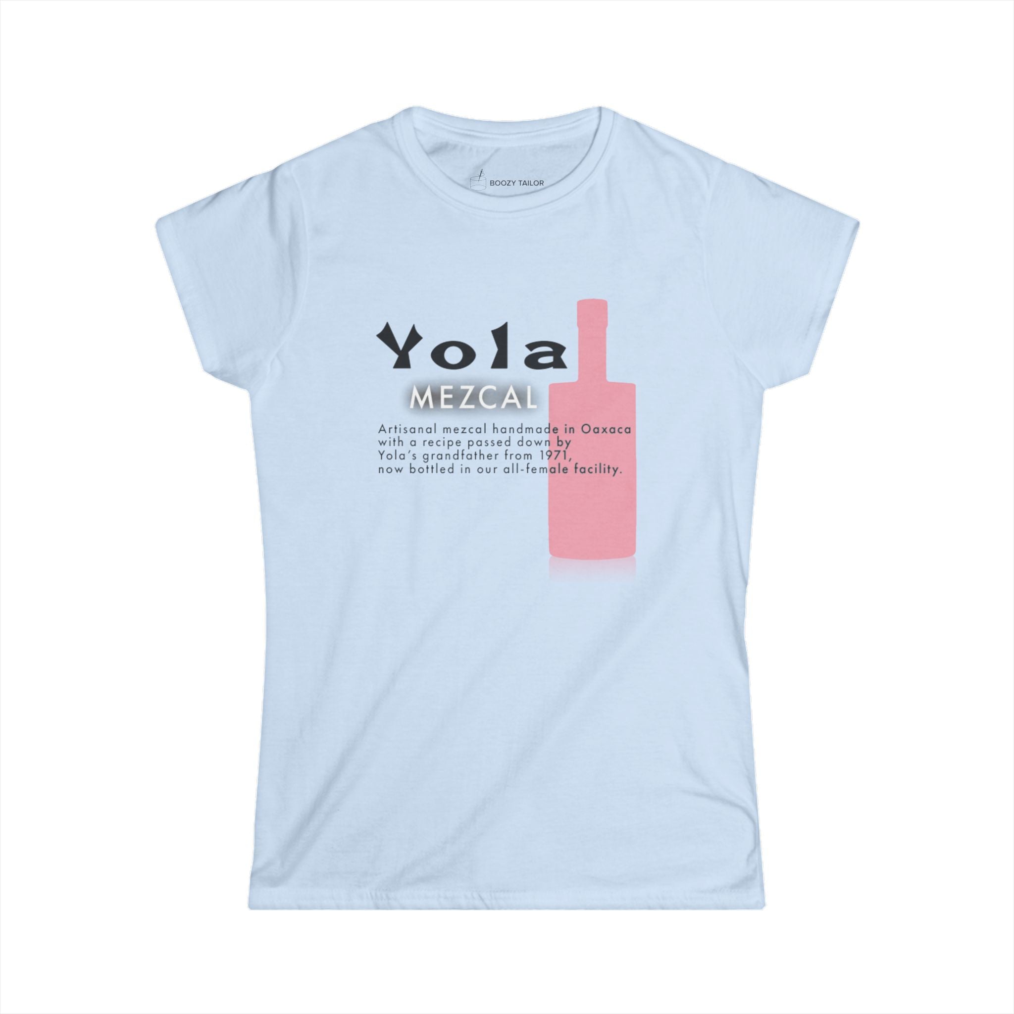 Yola Mezcal Bottle Women's Softstyle Tee-6