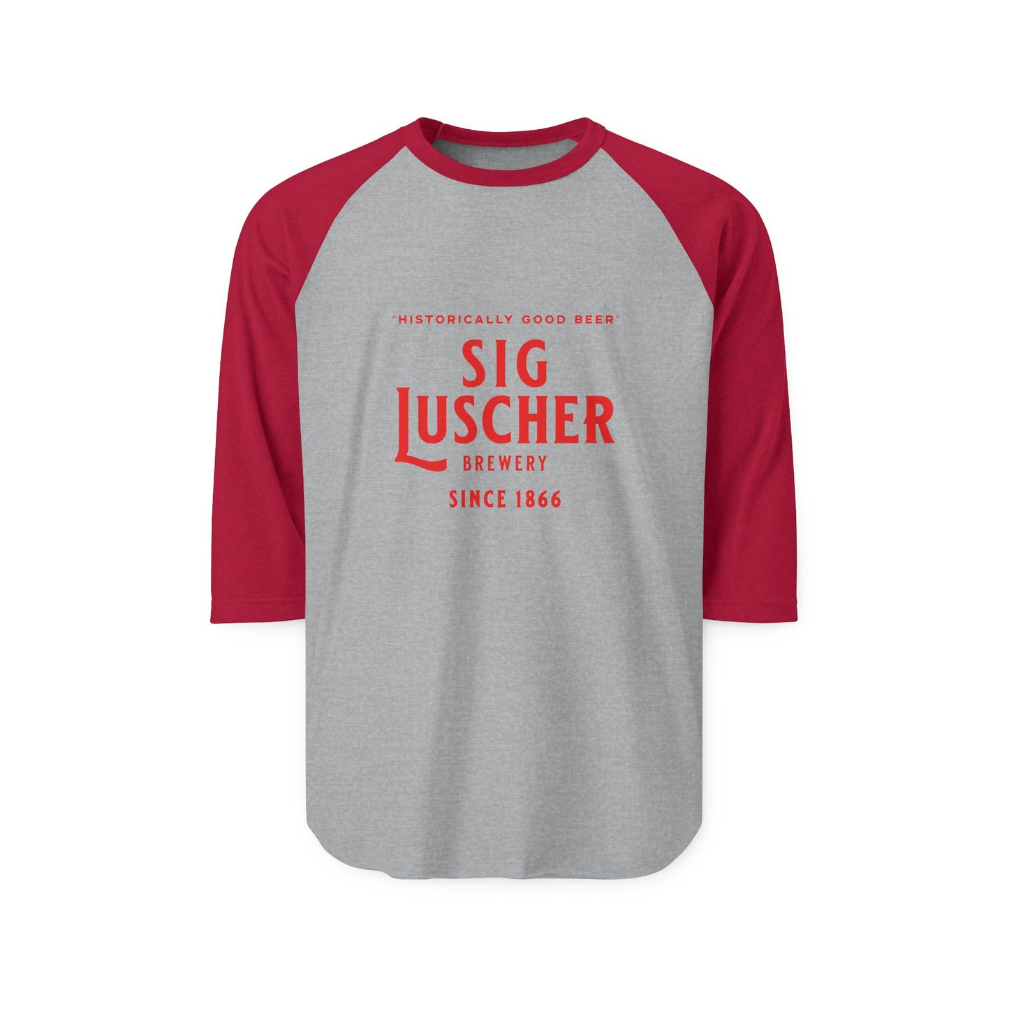 Sig Luscher Unisex Three-Quarter Sleeve Raglan Shirt