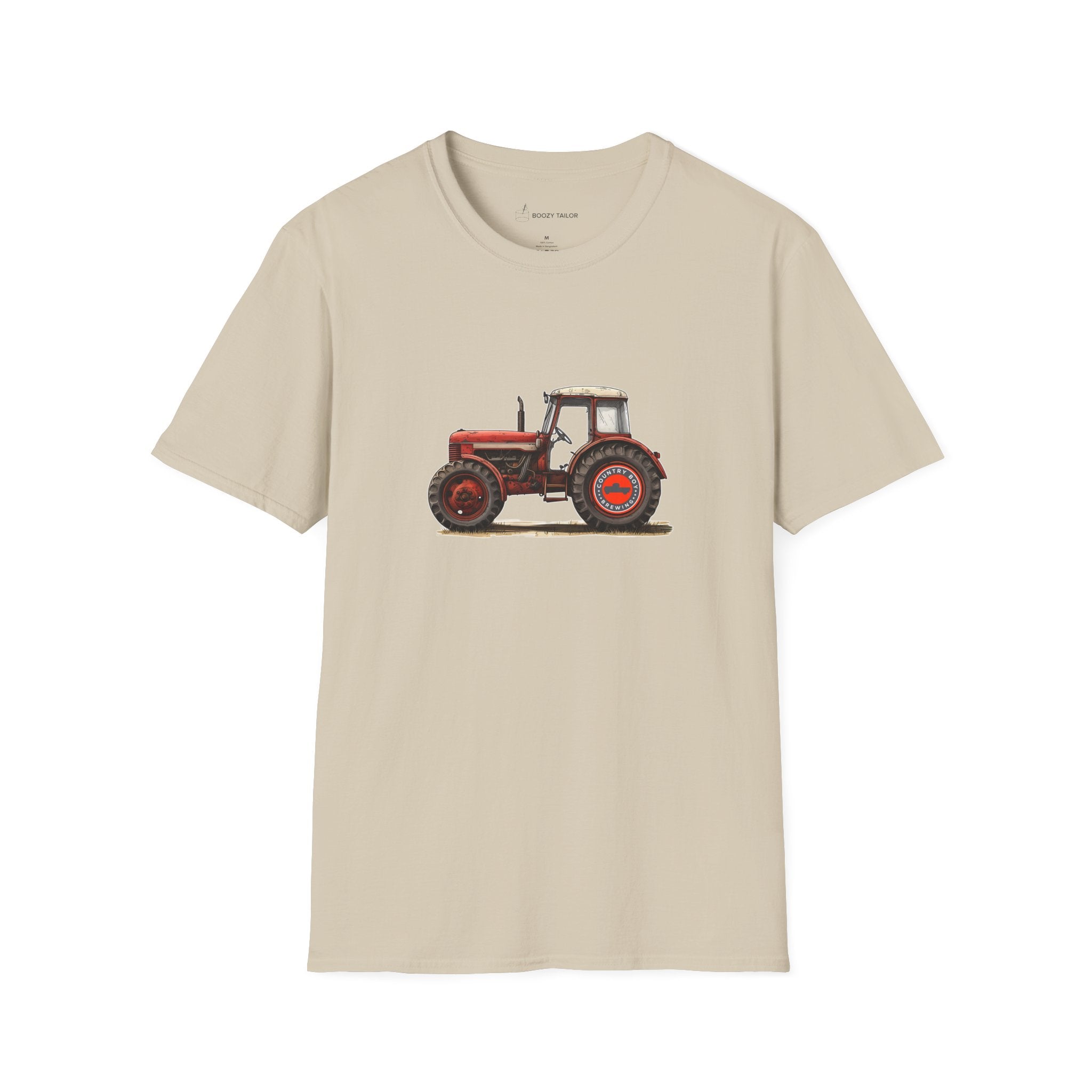 Country Boy Brewing Tractor Unisex Softstyle T-Shirt-5