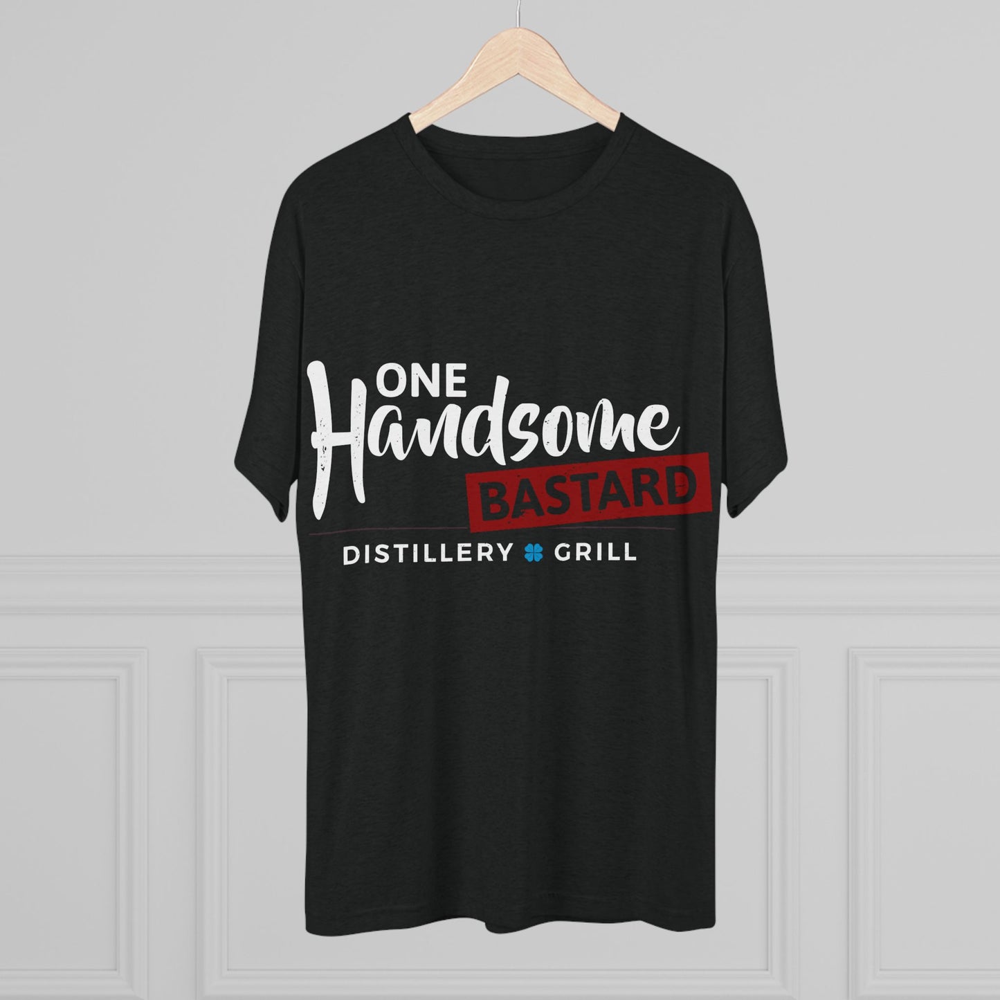 One Handsome Bastard Distillery Unisex Tri-Blend Crew Tee