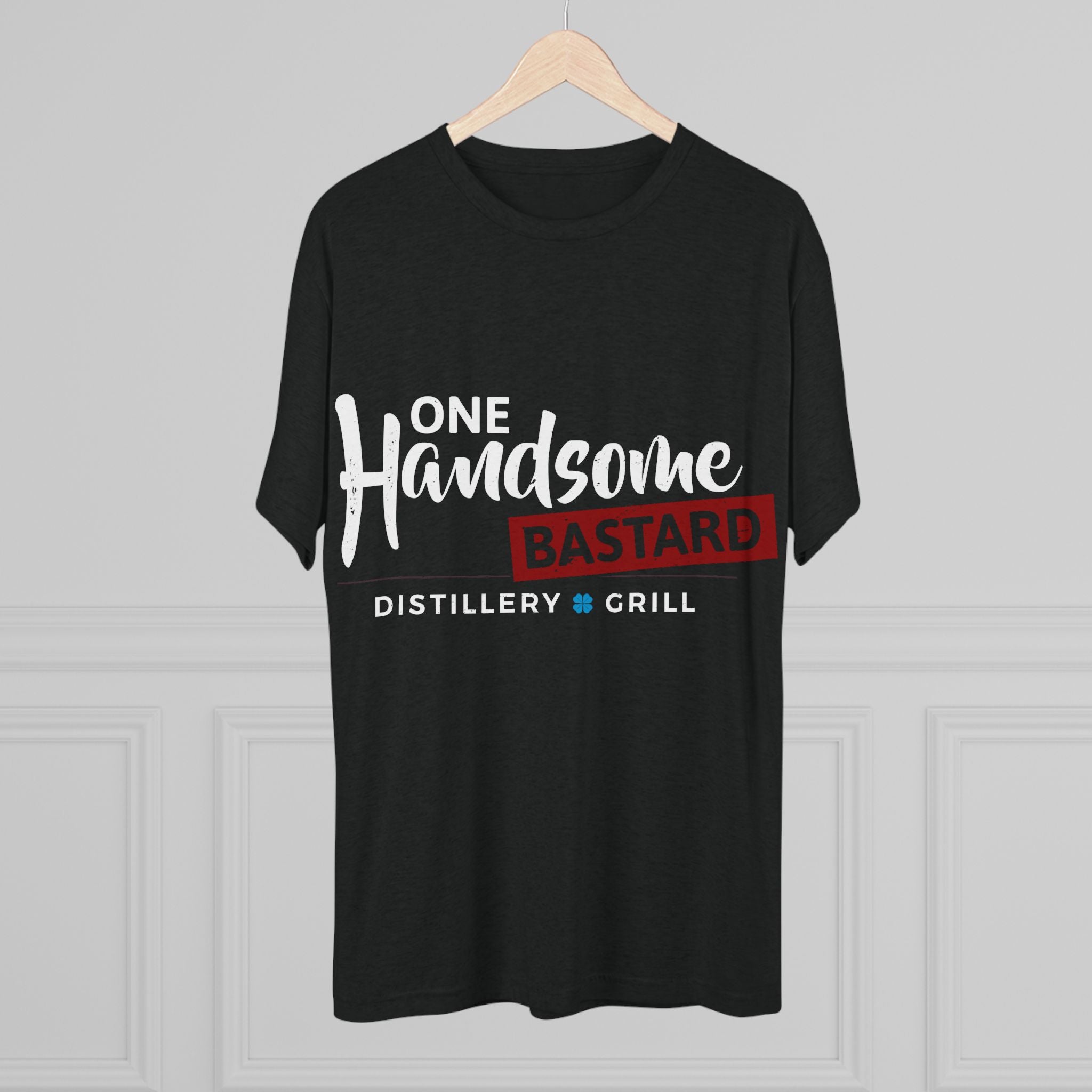One Handsome Bastard Distillery Unisex Tri-Blend Crew Tee-16