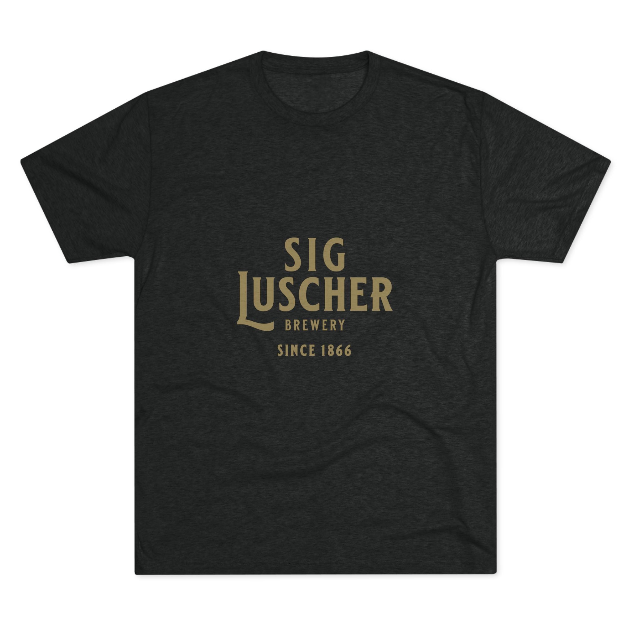 Sig Luscher Brewery Unisex Tri-Blend Crew Tee-4