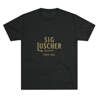 Sig Luscher Brewery Unisex Tri-Blend Crew Tee