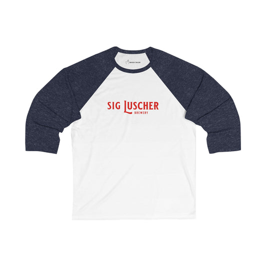 Sig Luscher Unisex 3\4 Sleeve Baseball Tee