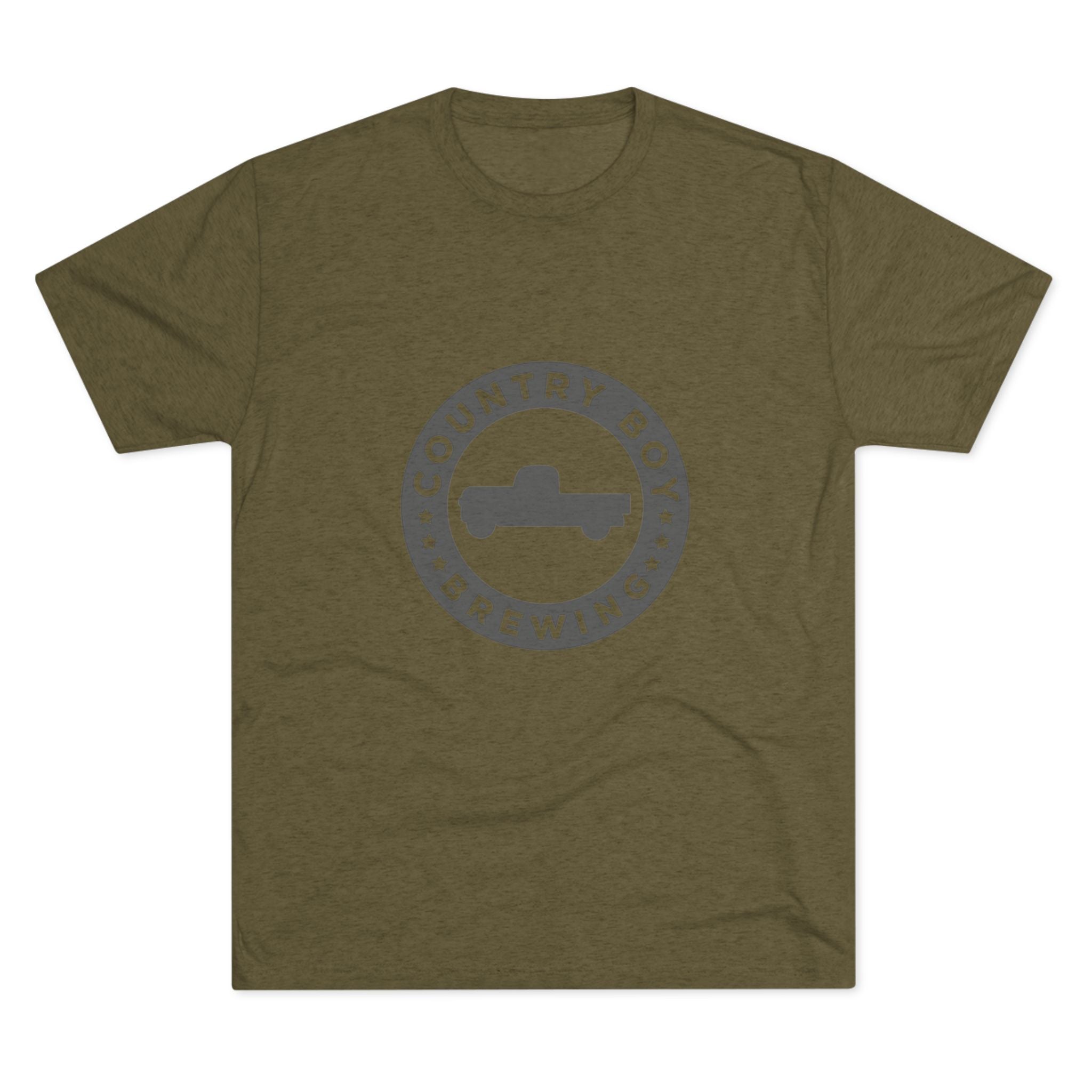 Country Boy Beer Logo Unisex Tri-Blend Crew Tee-6