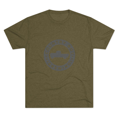 Country Boy Beer Logo Unisex Tri-Blend Crew Tee