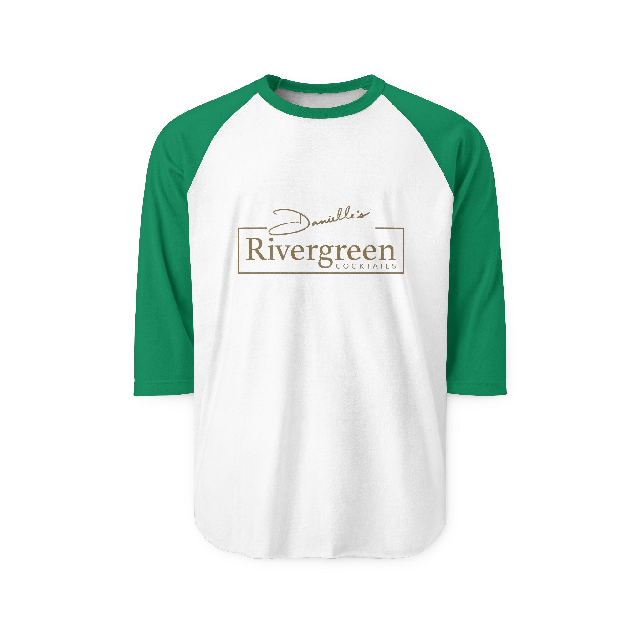 Rivergreen Cocktails Unisex Three-Quarter Sleeve Raglan Shirt
