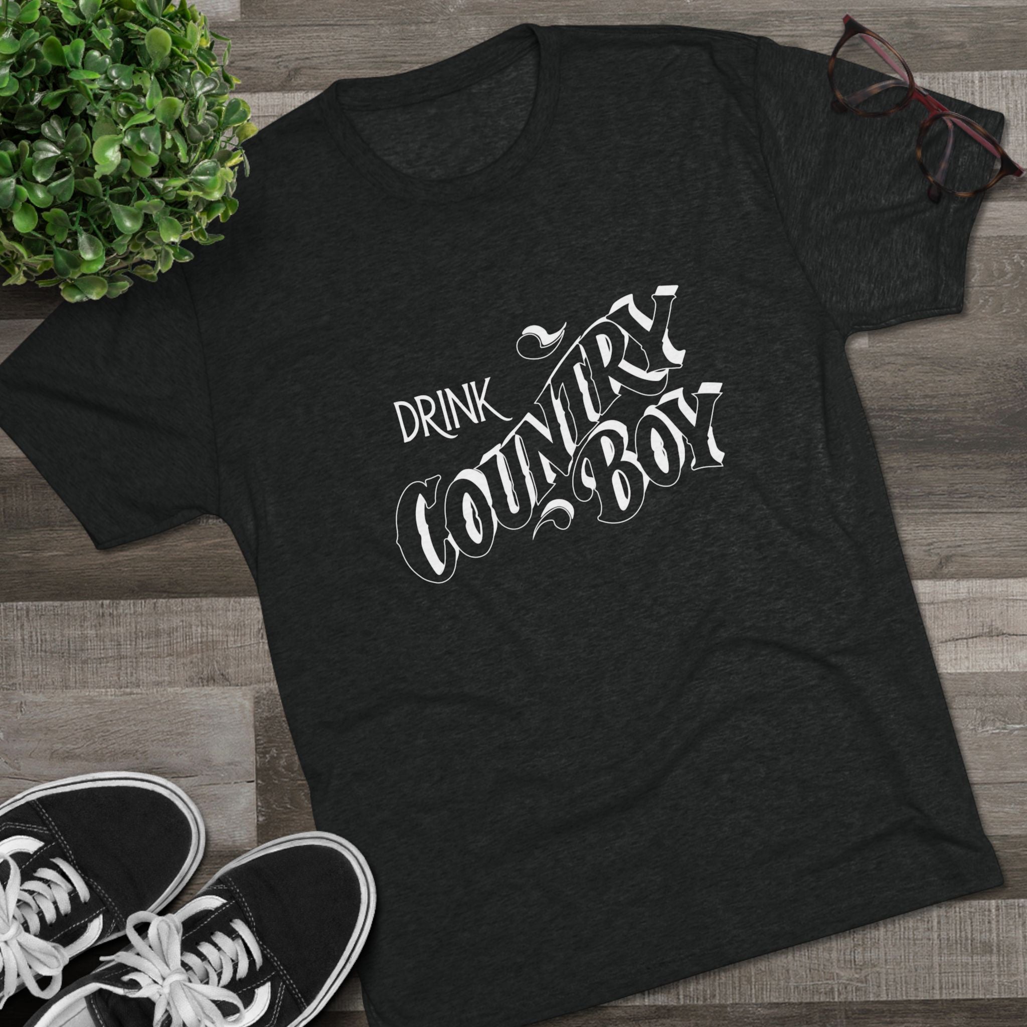Country Boy Unisex Tri-Blend Crew Tee-17