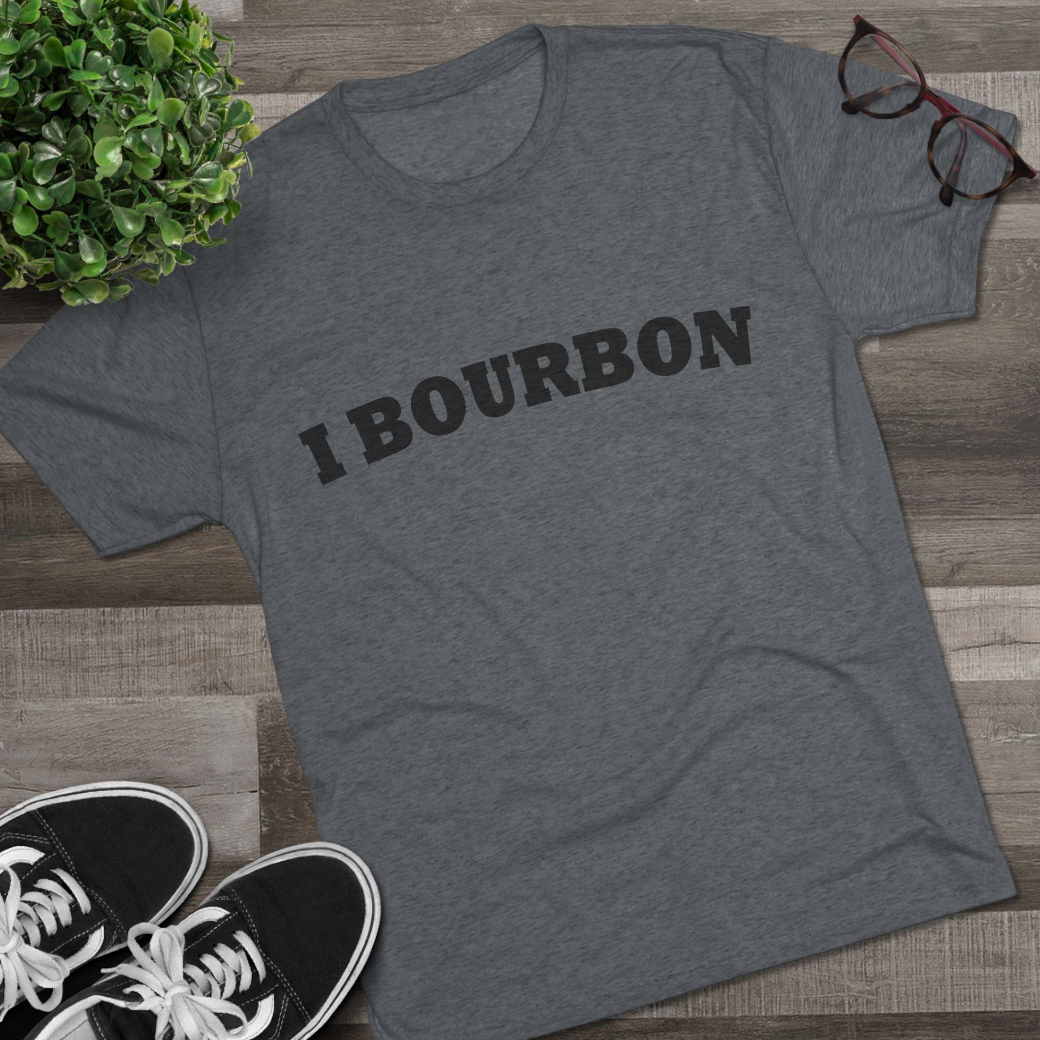 I Bourbon Unisex Tri-Blend Crew Tee-9