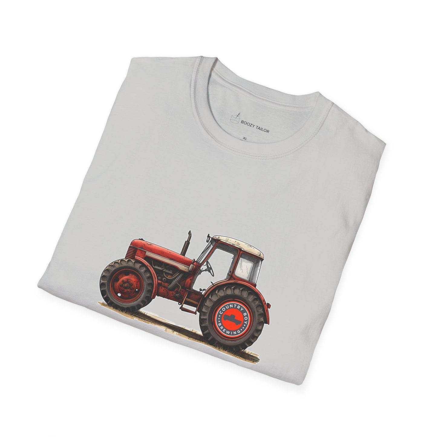 Country Boy Brewing Tractor Unisex Softstyle T-Shirt