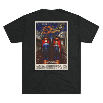 Filmland Town at the End of Tomorrow Unisex Tri-Blend Crew Tee