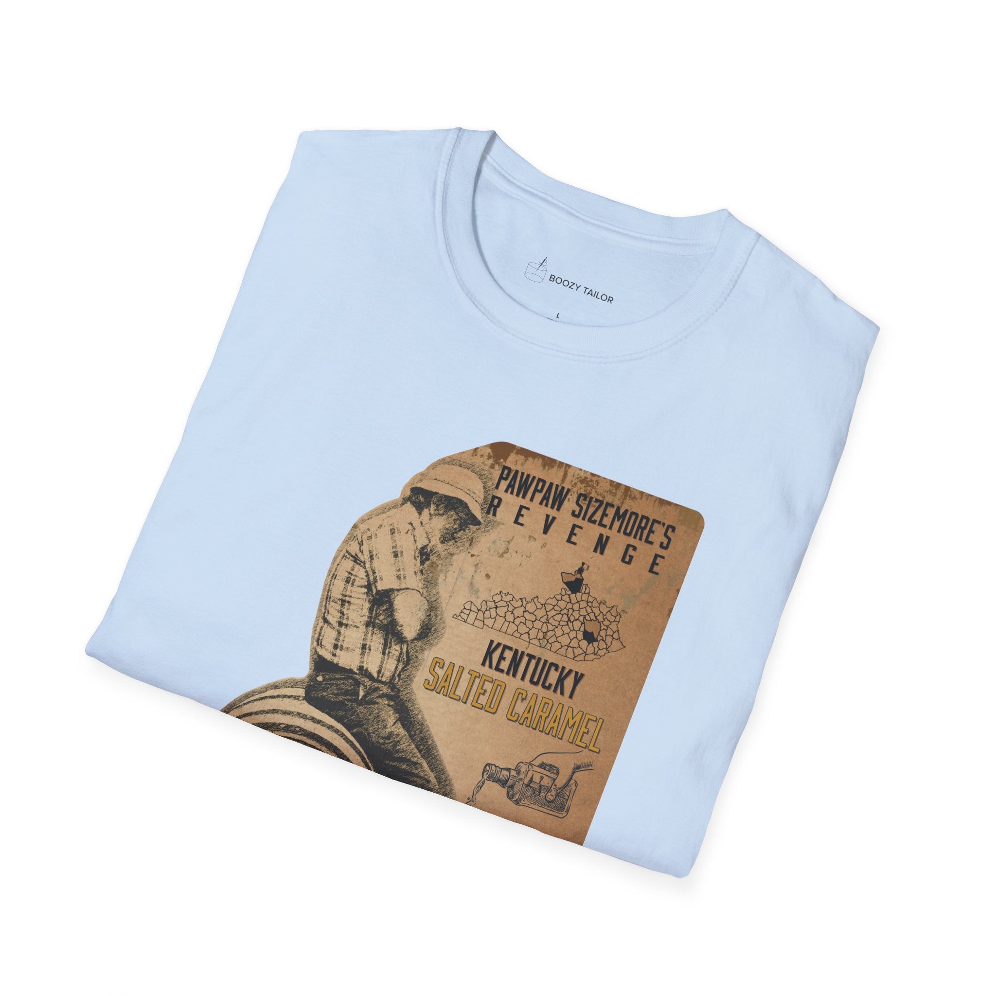 Neeley Family Distillery Papa Sizemore's Revenge Unisex Softstyle T-Shirt-30