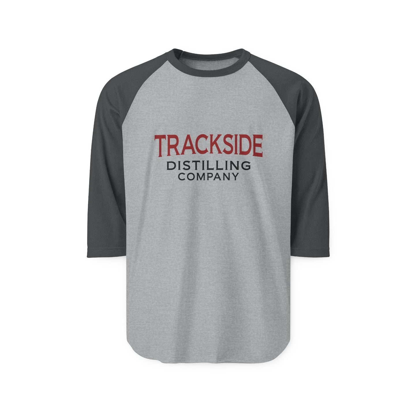 Trackside Distilling Unisex Three-Quarter Sleeve Raglan Shirt