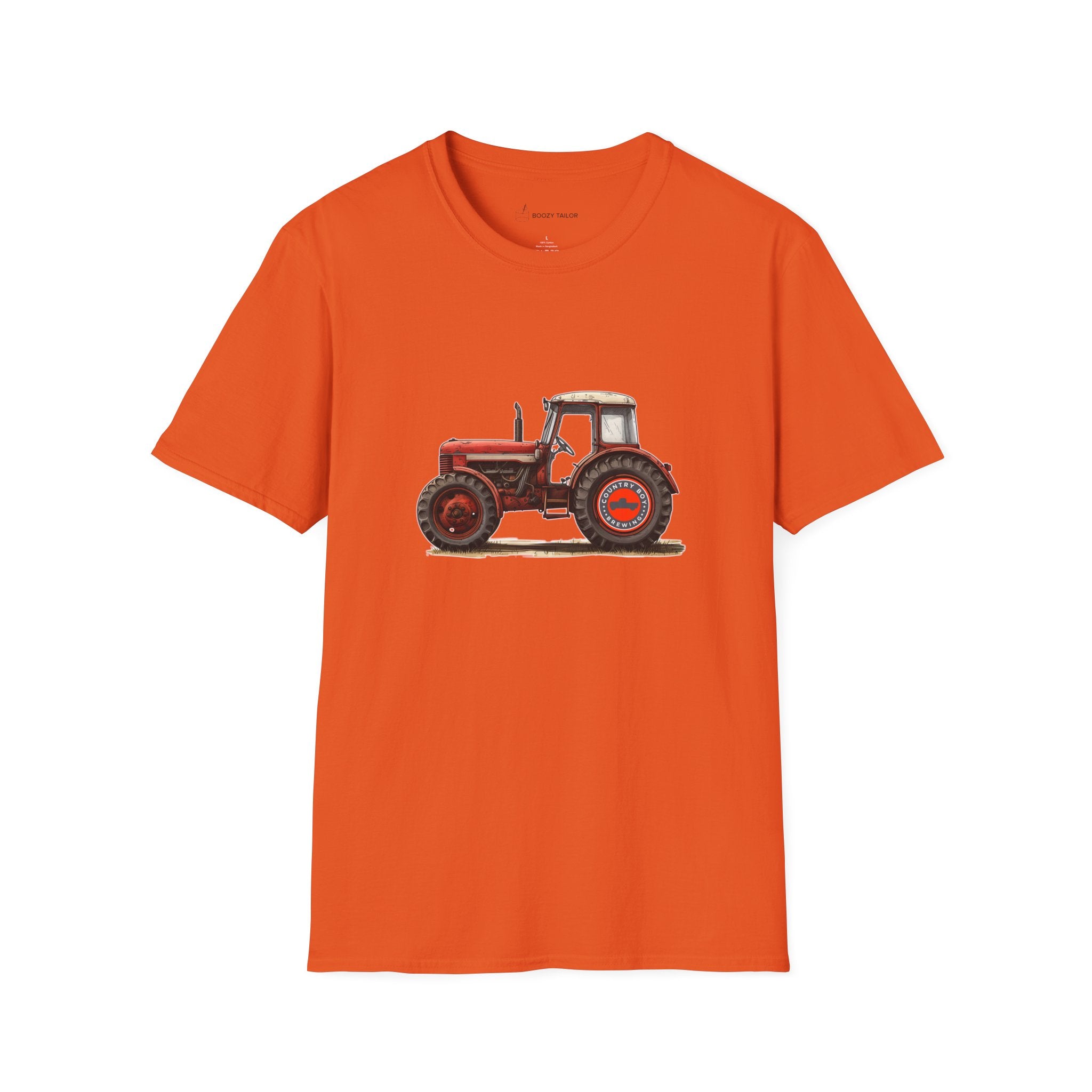 Country Boy Brewing Tractor Unisex Softstyle T-Shirt-8