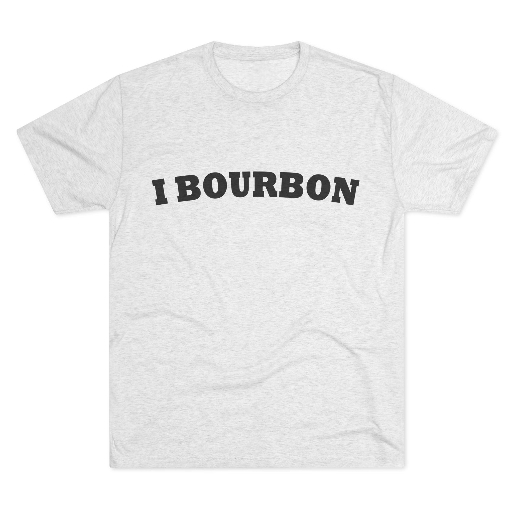 I Bourbon Unisex Tri-Blend Crew Tee-3