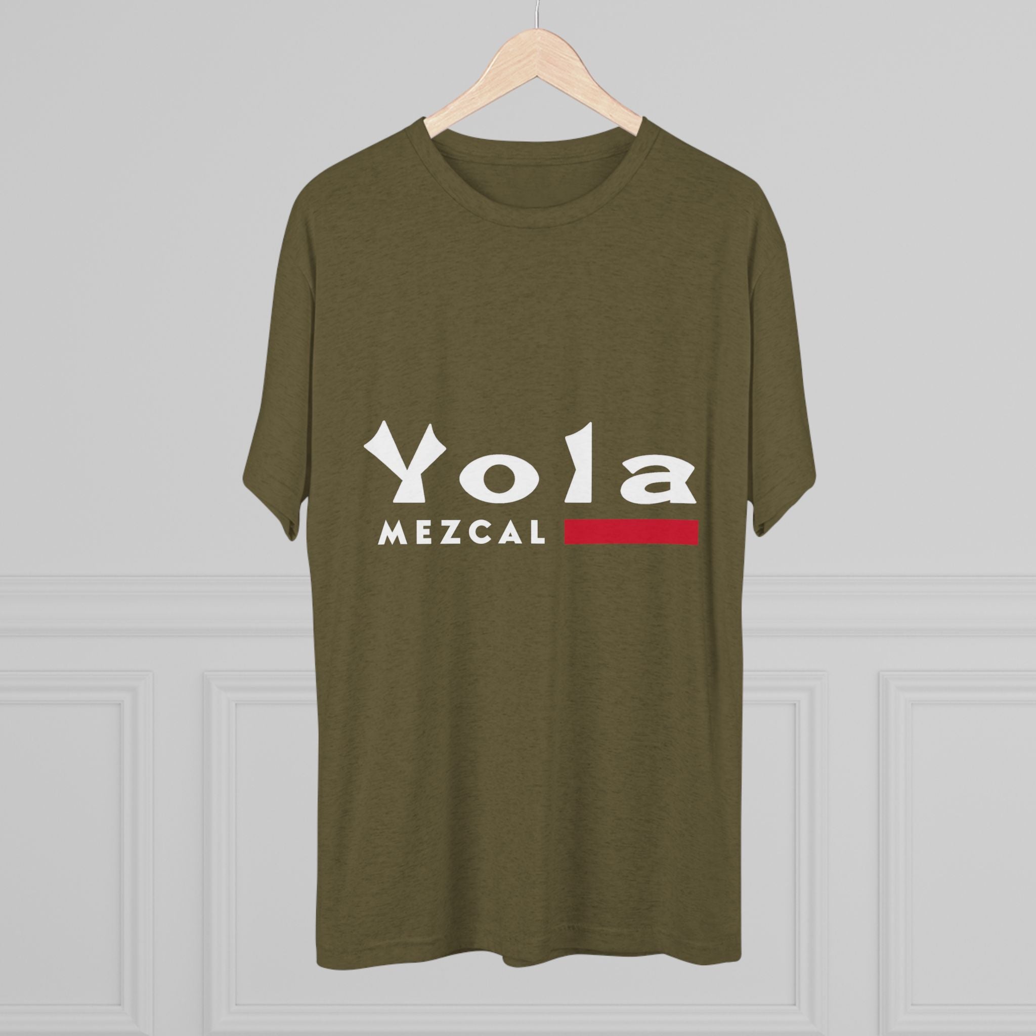 Yola Mezcal Logo Unisex Tri-Blend Crew Tee-14