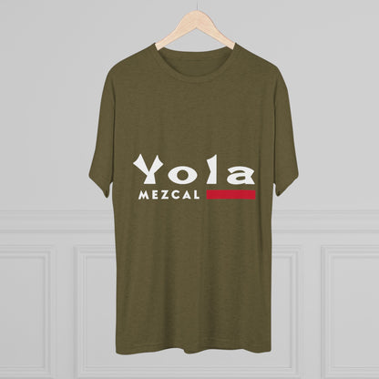 Yola Mezcal Logo Unisex Tri-Blend Crew Tee