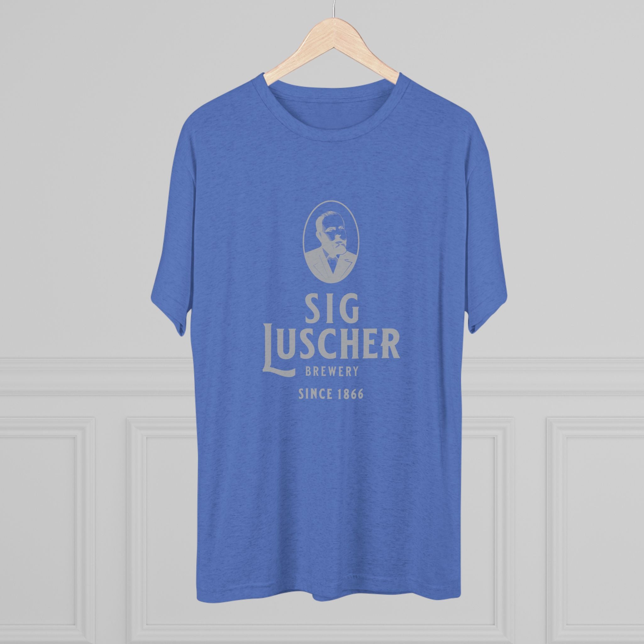 Sig Luscher Brewery Unisex Tri-Blend Crew Tee-16
