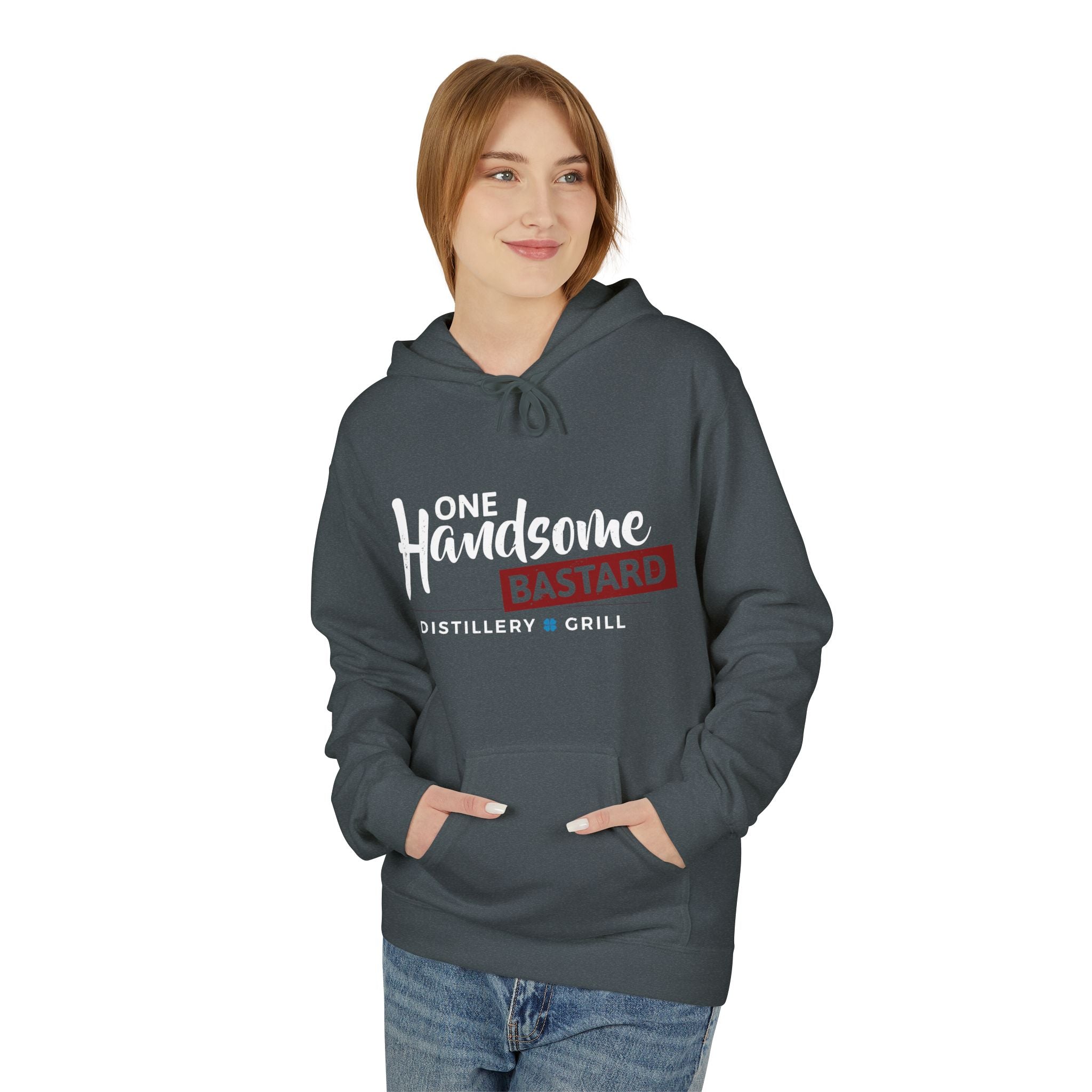 One Handsome Bastard Unisex Midweight Softstyle Fleece Hoodie-19