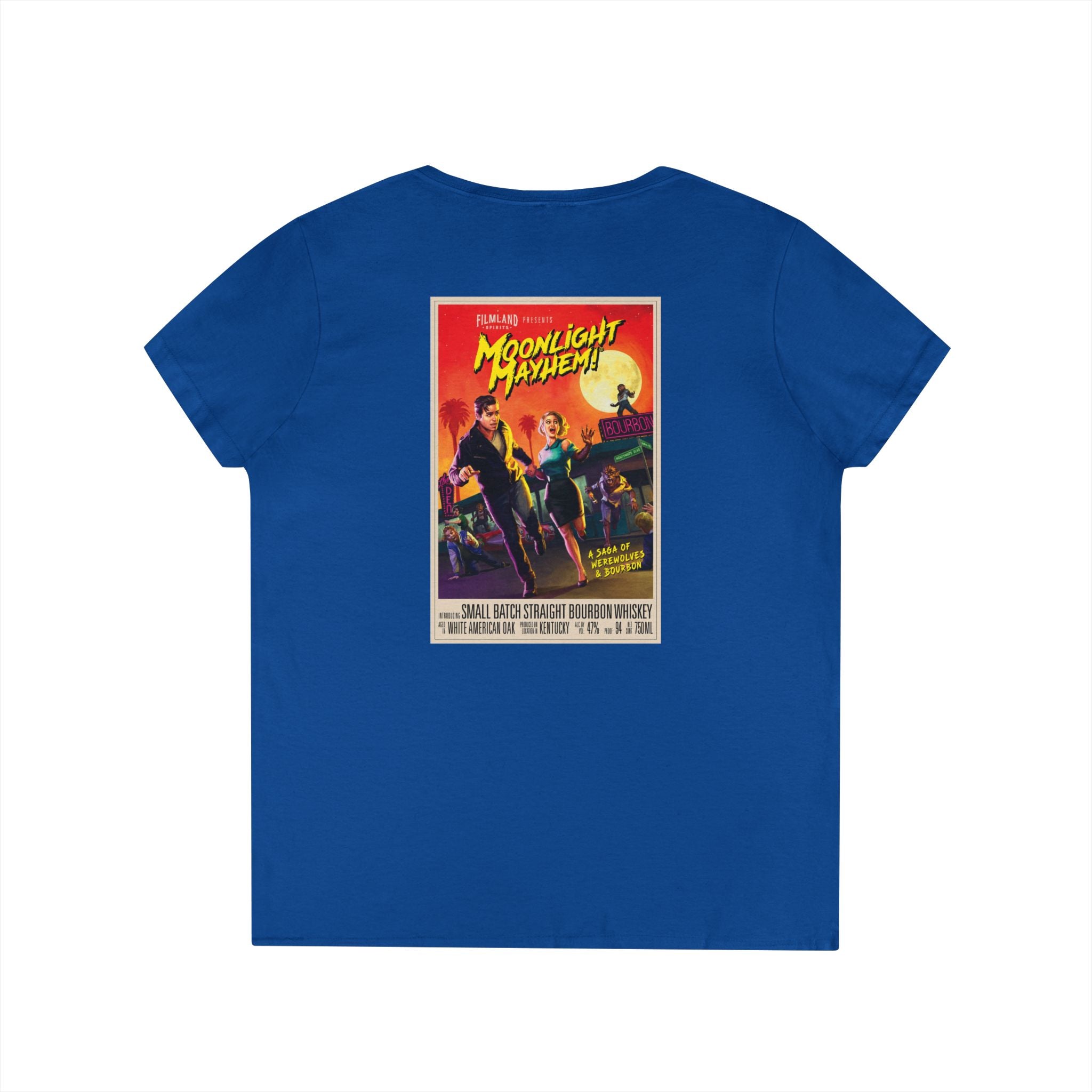 Filmland Ladies' V-Neck T-Shirt-12