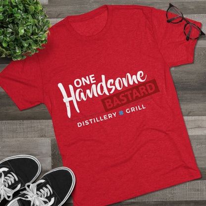 One Handsome Bastard Distillery Unisex Tri-Blend Crew Tee