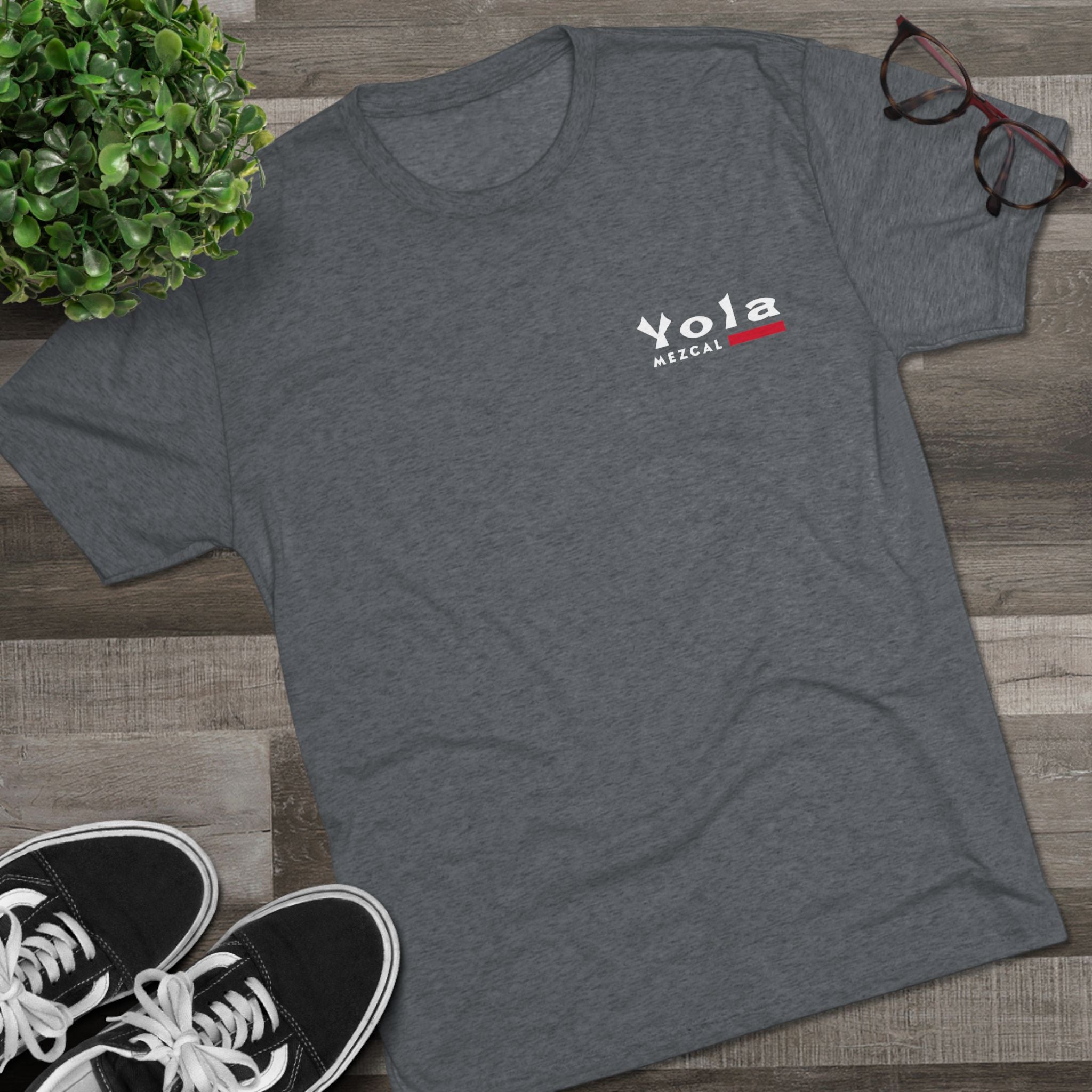 Yola Mezcal Unisex Tri-Blend Crew Tee-13
