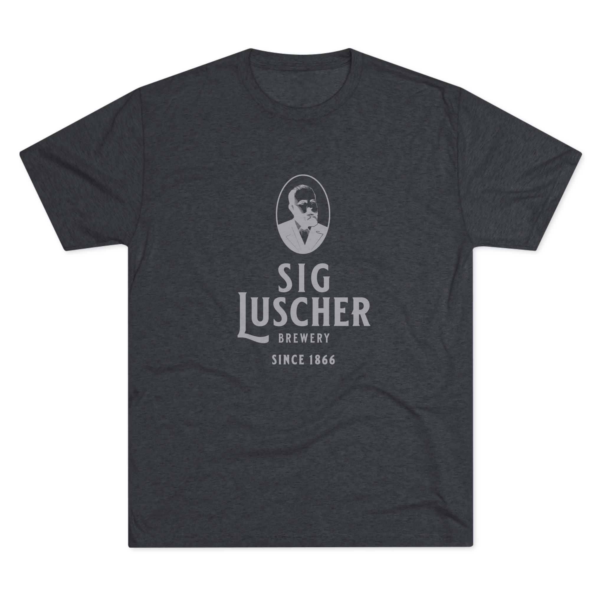 Sig Luscher Brewery Unisex Tri-Blend Crew Tee-6