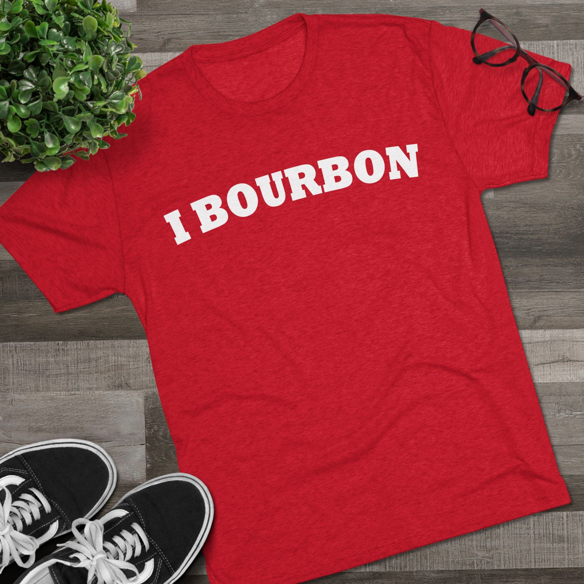 I Bourbon Unisex Tri-Blend Crew Tee-33