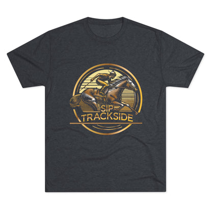 Trackside Distilling Sip Trackside Unisex Tri-Blend Crew Tee