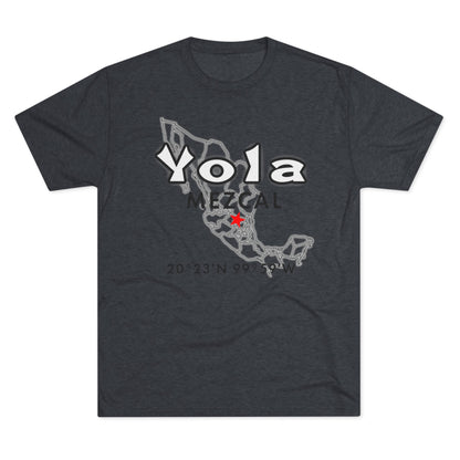Yola Mezcal Coordinates Unisex Tri-Blend Crew Tee