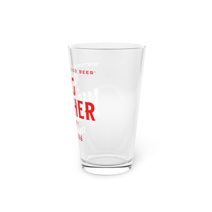 Sig Luscher Brewery Pint Glass, 16oz