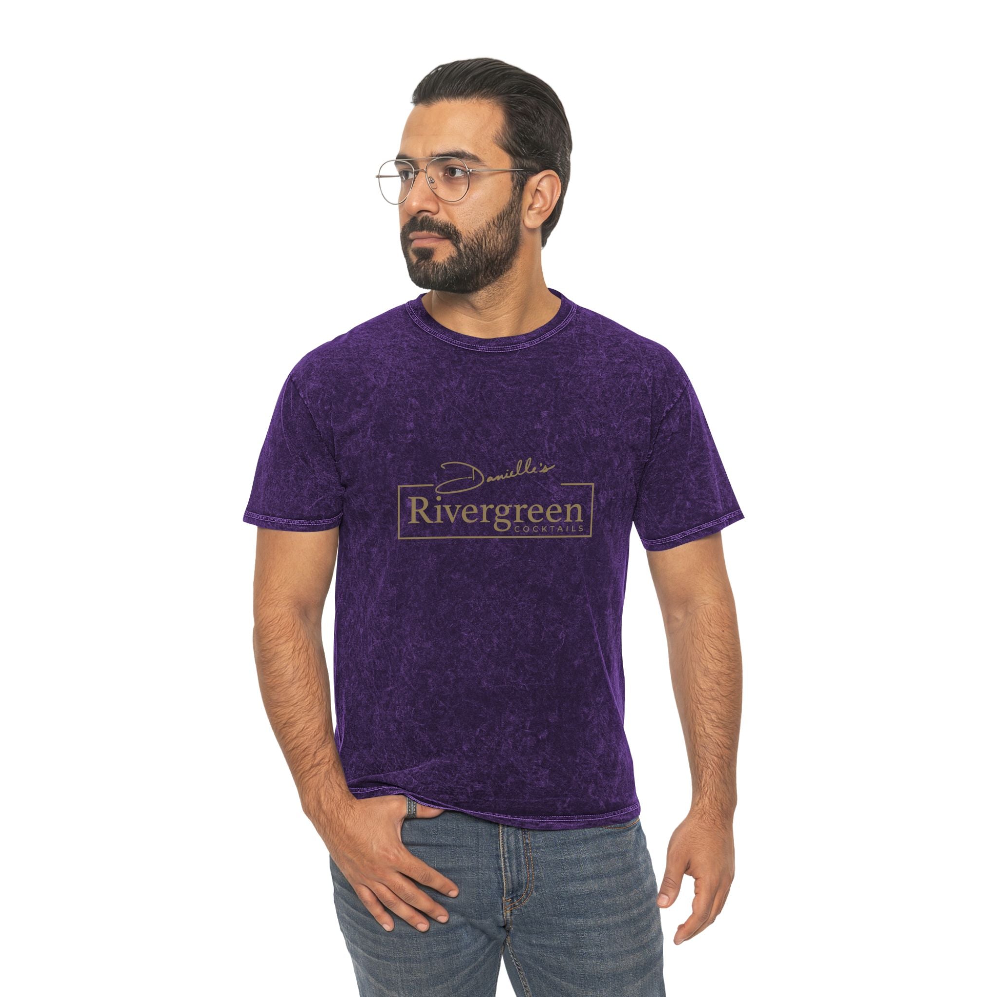 Rivergreen Cocktails Unisex Mineral Wash T-Shirt-15