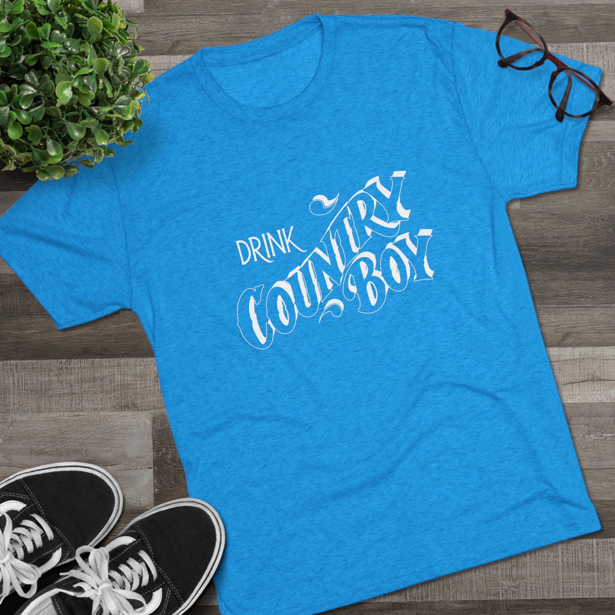 Country Boy Unisex Tri-Blend Crew Tee-23