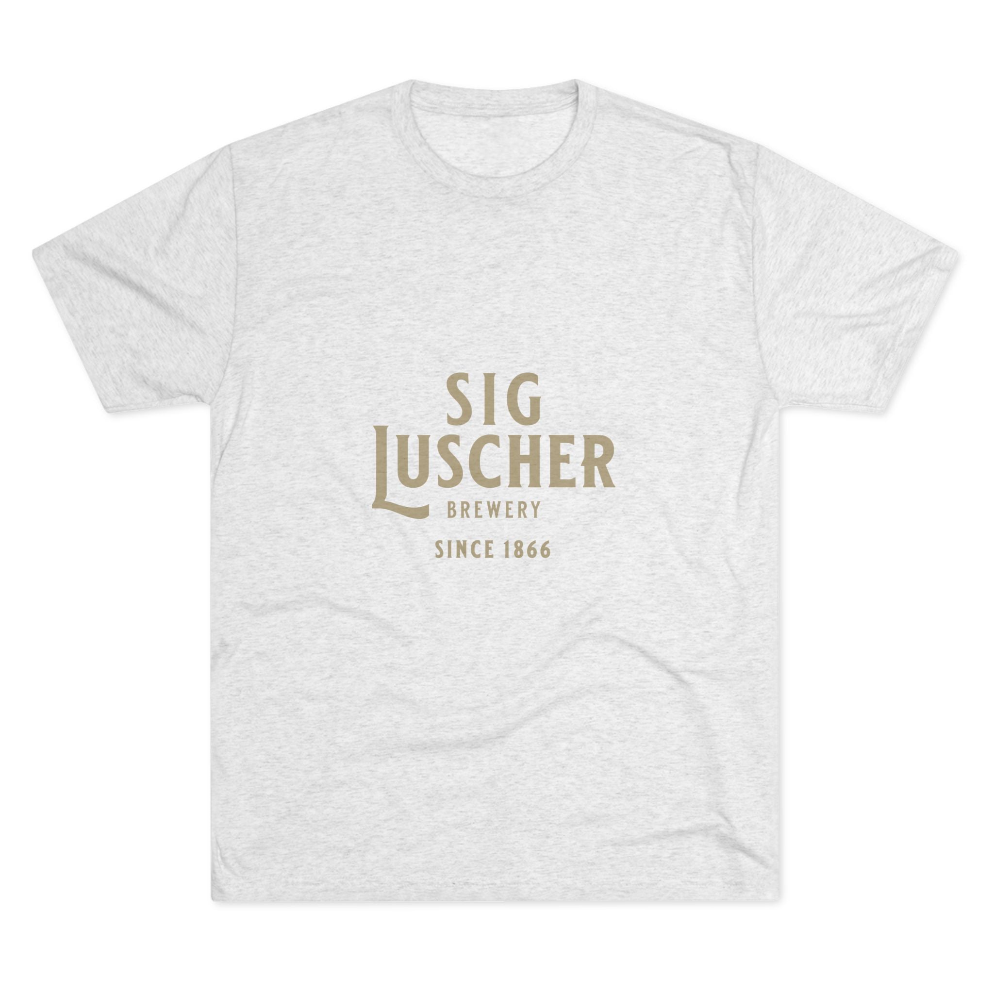 Sig Luscher Brewery Unisex Tri-Blend Crew Tee-3