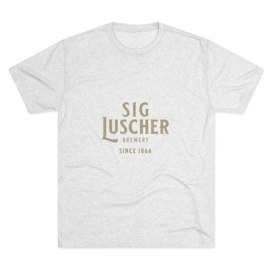 Sig Luscher Brewery Unisex Tri-Blend Crew Tee