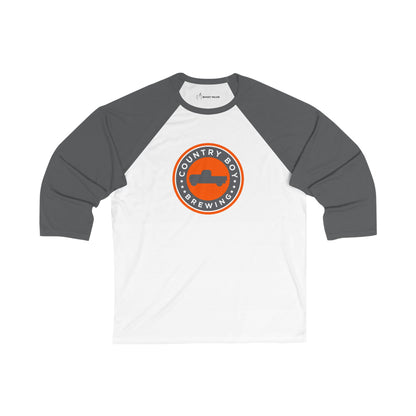 Country Boy Logo Unisex 3\4 Sleeve Baseball Tee