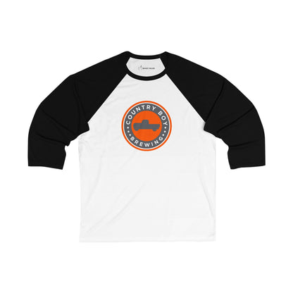 Country Boy Logo Unisex 3\4 Sleeve Baseball Tee
