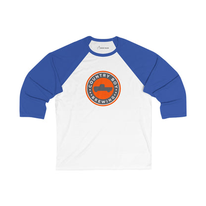 Country Boy Logo Unisex 3\4 Sleeve Baseball Tee