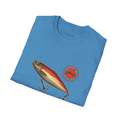 Country Boy Brewing Fishing Lure Unisex Softstyle T-Shirt